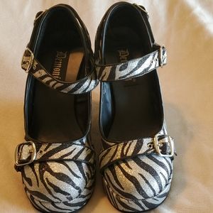 Demonia wedge fetish goth cosplay mary janes